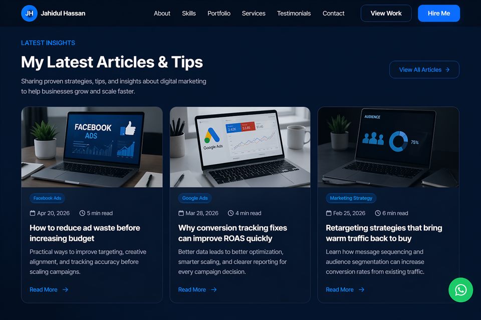 Premium digital marketing blog preview